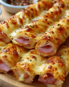 Ham and Cheese Sticks