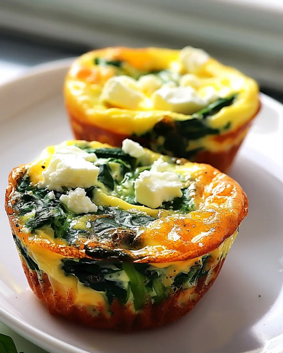 Quick Healthy Egg Muffins with Spinach and Feta: A Delicious Start to Your Day