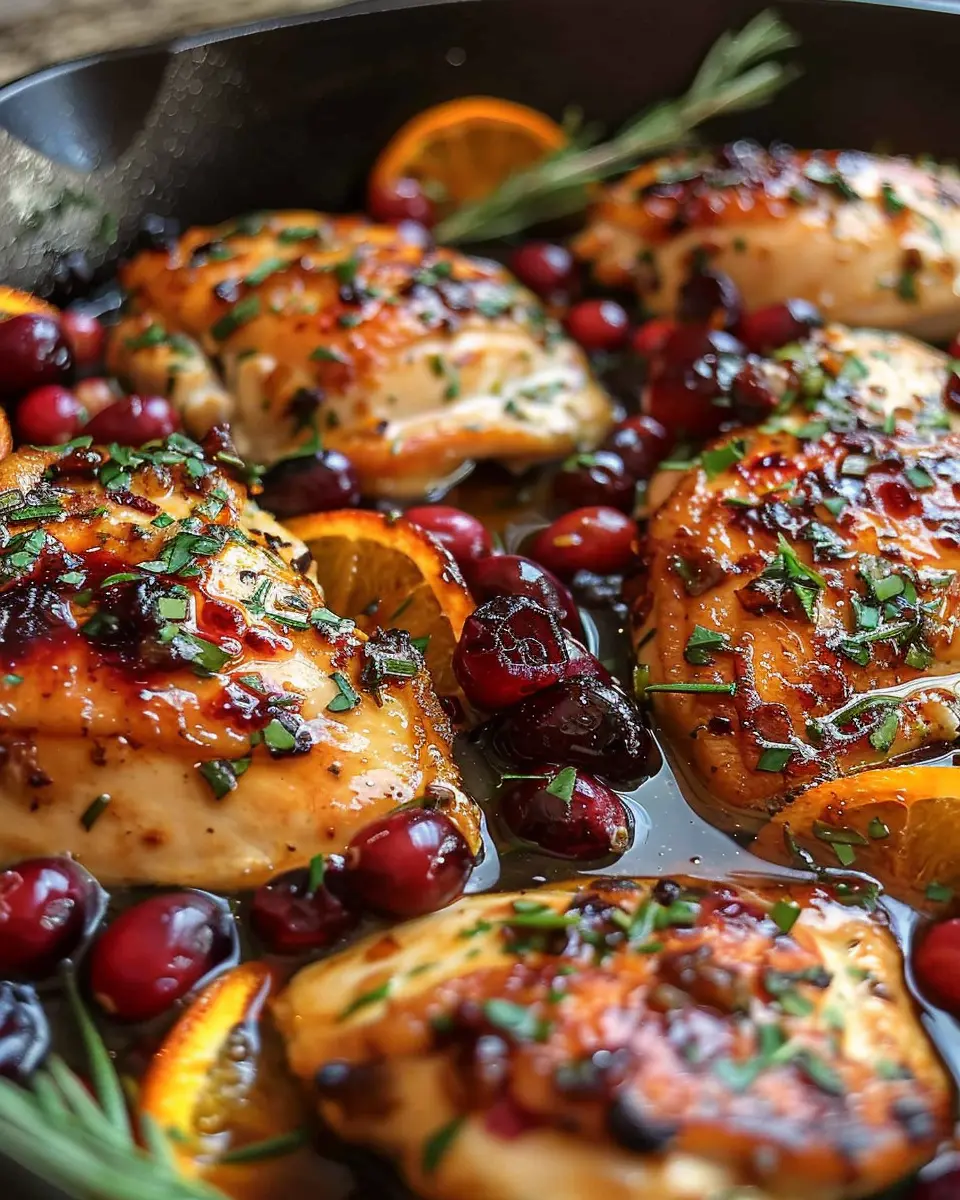Skillet Cranberry Orange Chicken: Easy Recipe for Home Cooks