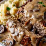 Meatloaf with Mushroom Gravy
