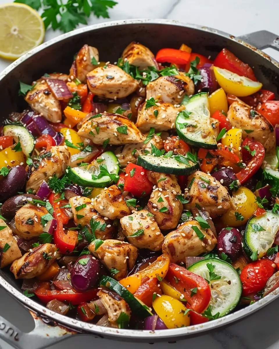 Mediterranean Chicken Stir Fry Recipe: Quick and Flavorful Delight