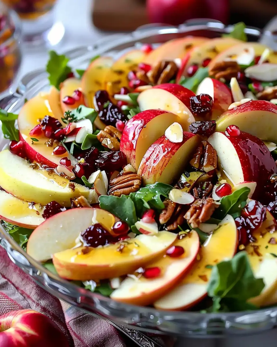 Sweet Christmas Apple Salad: A Festive and Easy Delight