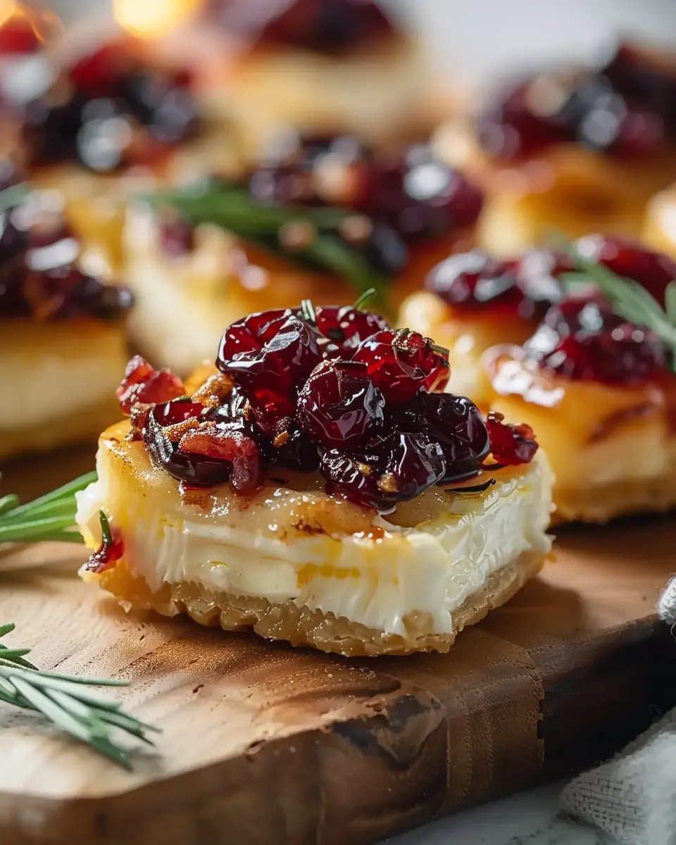 Baked Cranberry Brie Bites: Easy Indulgence for Any Occasion