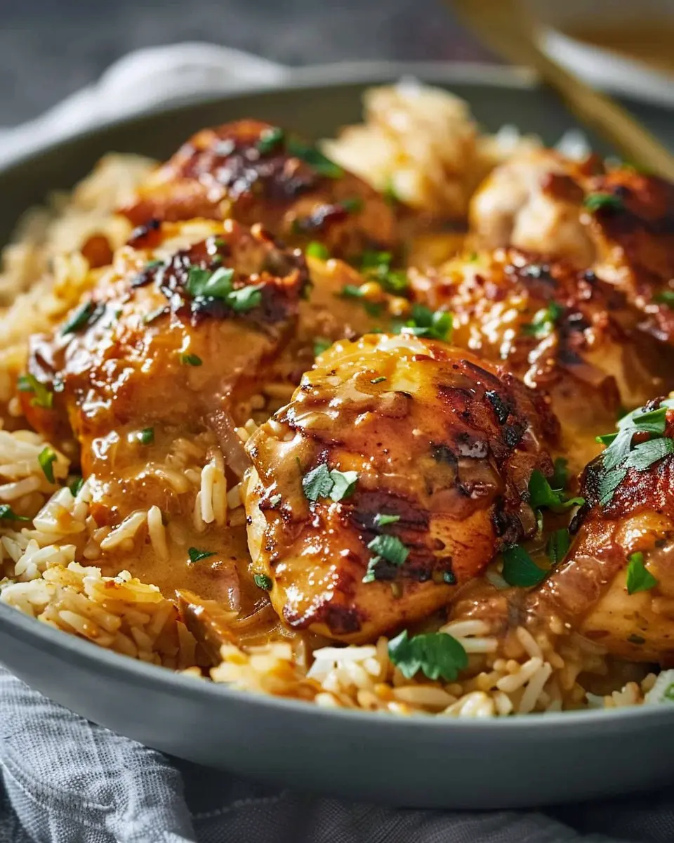 Smothered Chicken and Rice: A Juicy Comfort Food Delight