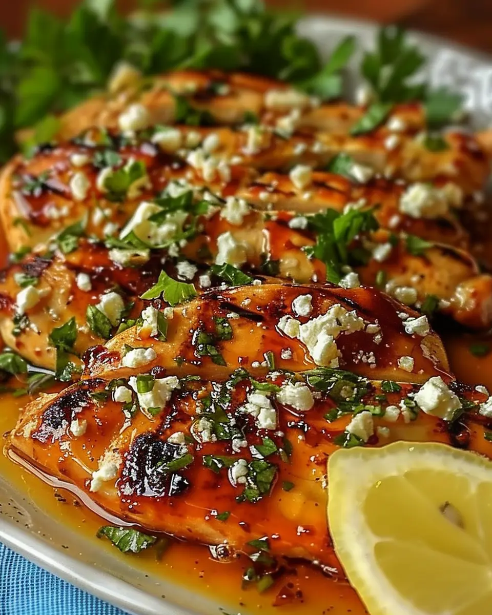 Hot Honey Feta Chicken Dish: A Juicy Delight for Home Cooks