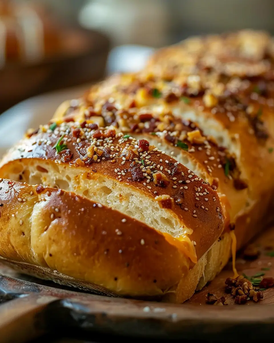 Garbage Bread Recipe: Indulgent Turkey Bacon and Chicken Ham Delight