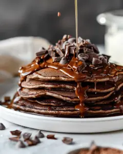 Easy Chocolate Pancakes