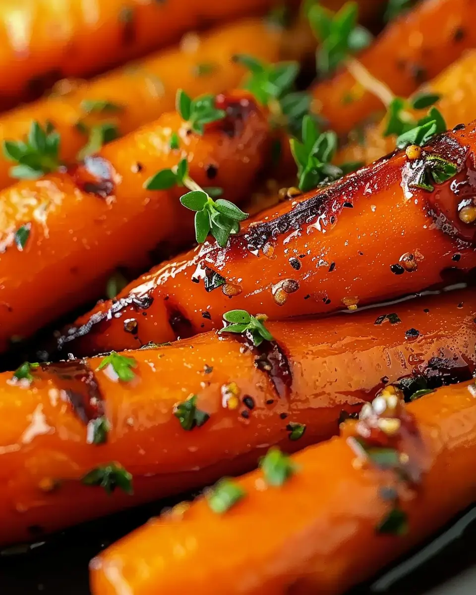 Crispy Maple Glazed Carrots: A Sweet and Savory Side Dish