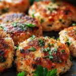 Mediterranean Chicken Patties