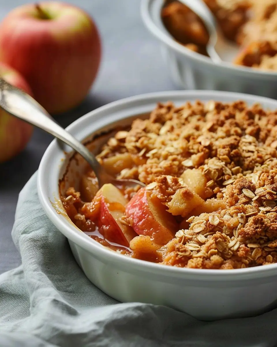Easy Apple Crisp with Oat Topping: A Delightful Fall Treat