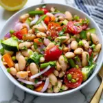 Easy Lemon-Marinated Bean and Vegetable Salad