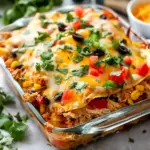 Easy Chicken Burrito Casserole