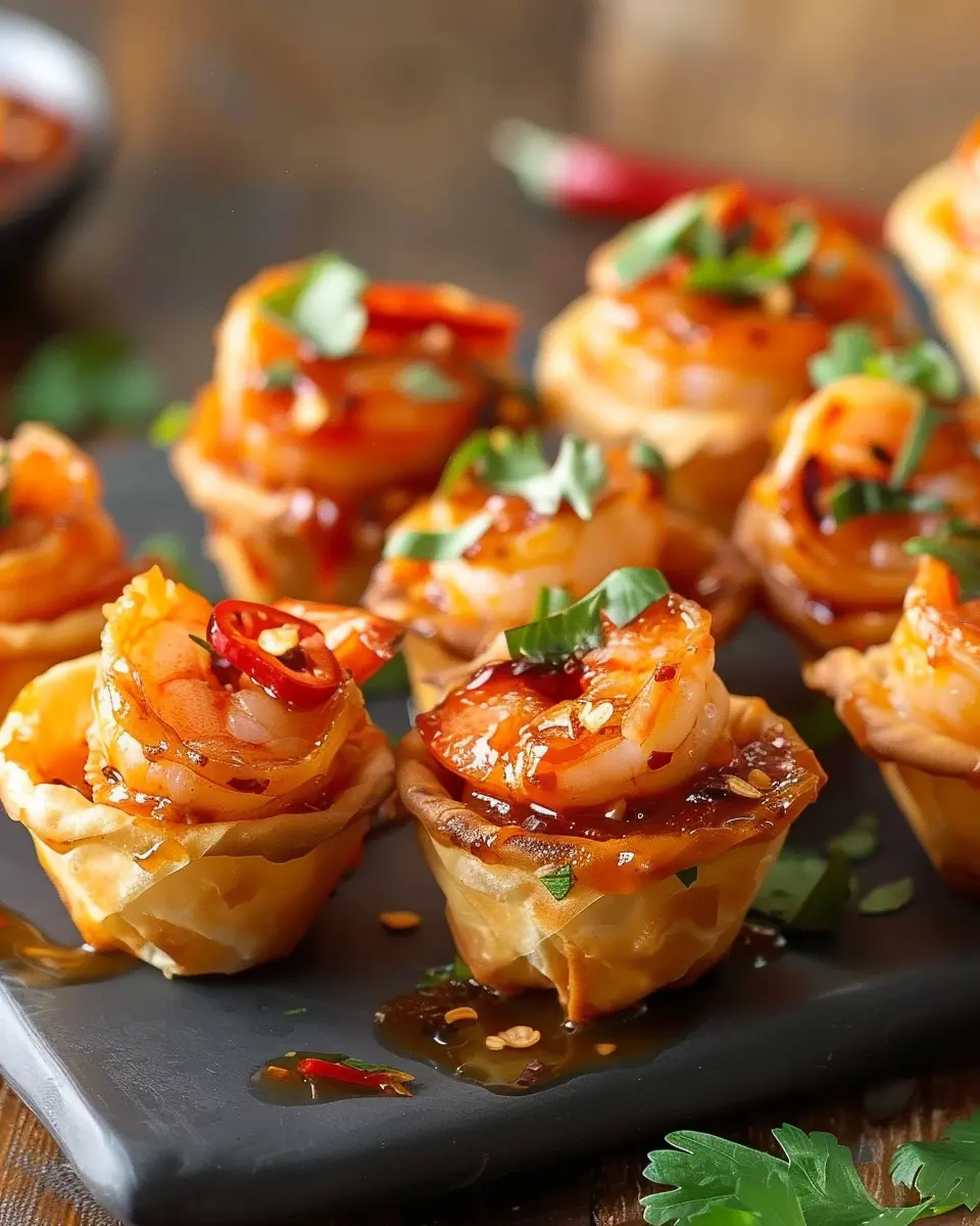 Sweet Chili Shrimp Cups: Easy Bites for Delightful Entertaining