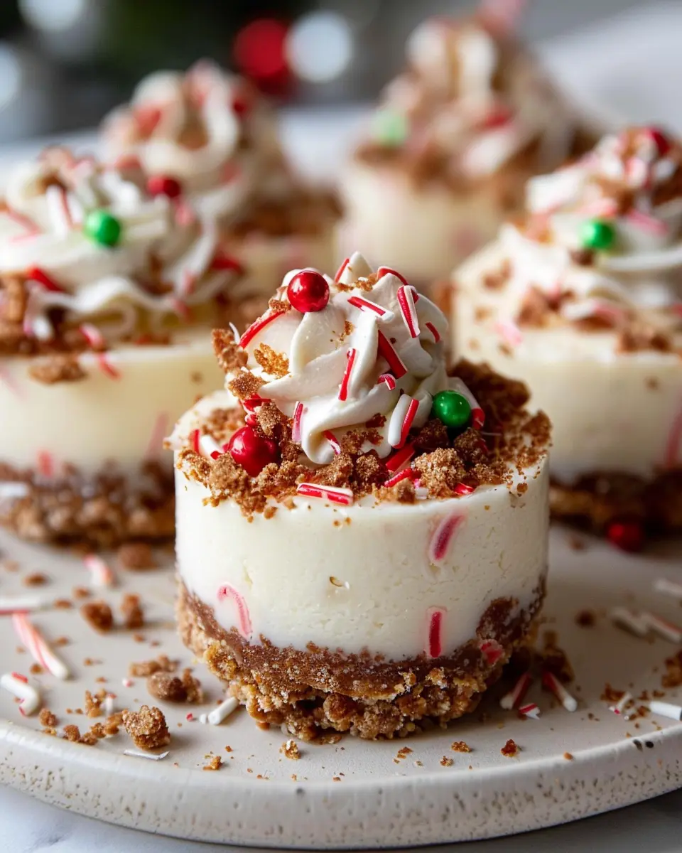 No-Bake Mini Christmas Cheesecakes: Easy Festive Delight in 3 Hours Flat
