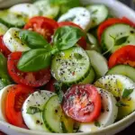 Cucumber Caprese Salad