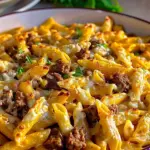 Creamy High Protein Beef Pasta