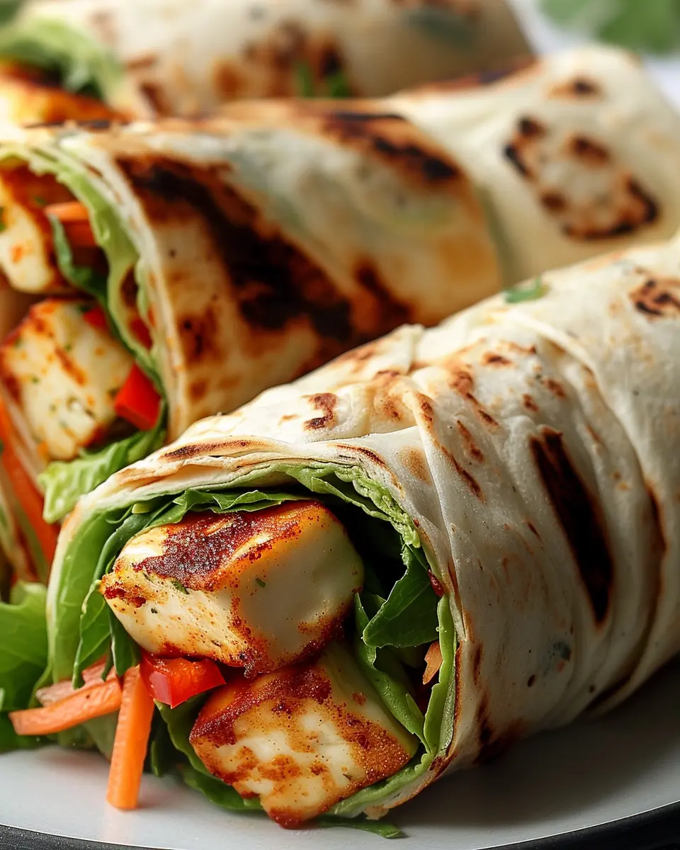 Sweet Chili Halloumi Wraps: Easy and Delicious Homemade Perfection