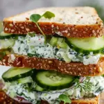 Easy Cucumber Salad Sandwiches