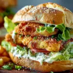 Crispy Chicken Caesar Sandwich