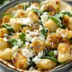 Crispy Gnocchi With Spinach And Feta