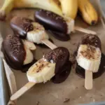 Frozen Chocolate Covered Bananas