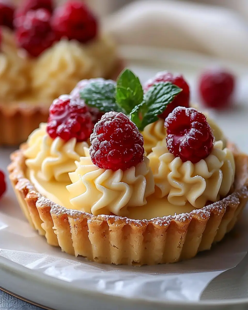 Elegant White Chocolate Mousse Tartlets: A Decadent Delight for Any Occasion
