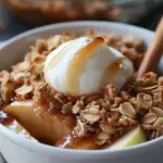 Healthy High Protein Apple Crisp