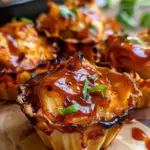 5-Minute Barbecue Chicken Cups