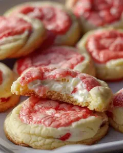 Strawberry Cheesecake Cookies