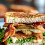 Crunchy Fried Green Tomato BLT Sandwich