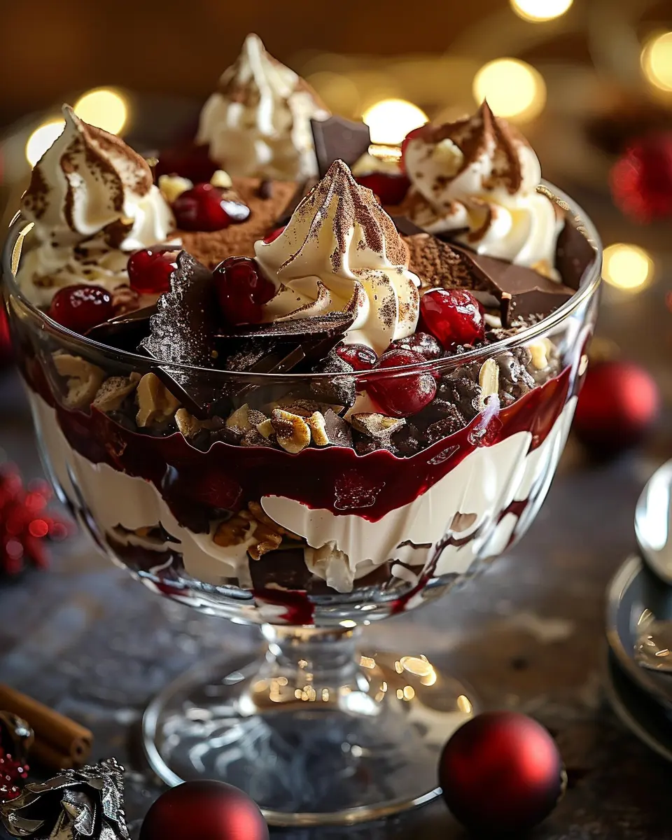 Black Forest Trifle for Christmas: An Indulgent Holiday Treat