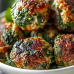 Spinach Garlic Meatballs Recipe