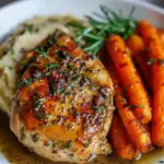Garlic Herb Chicken & Carrot Plate