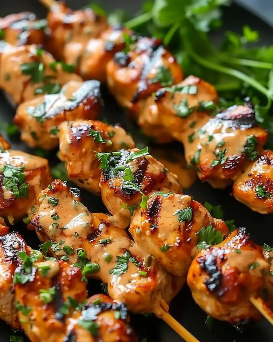 Bang Bang Chicken Skewers Recipe for Juicy Flavorful BBQ Nights