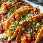 Crispy Chicken Wonton Tacos