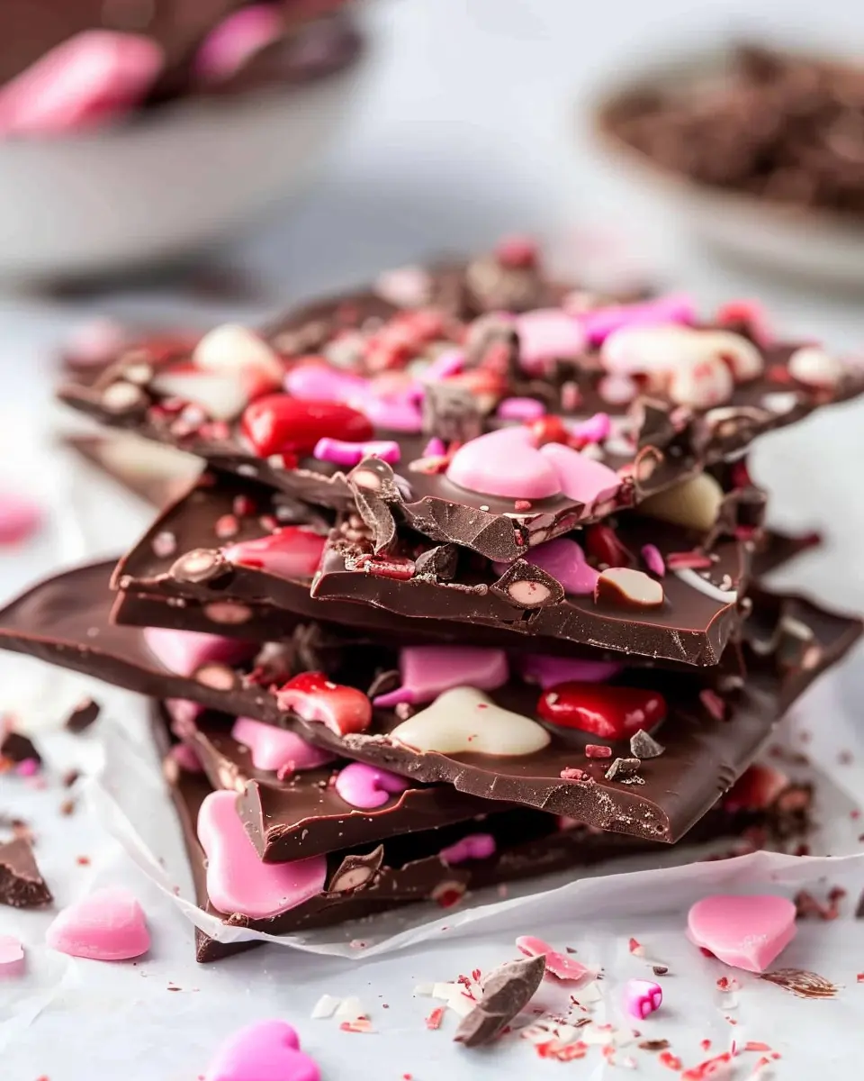 Valentine’s Chocolate Bark: Easy Indulgence for Sweet Lovers