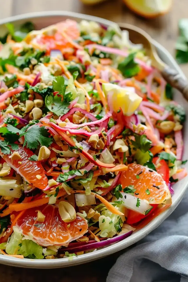 Anna Jones' Raw Thai Citrus Crunch Salad