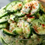 Easy California Roll Cucumber Salad