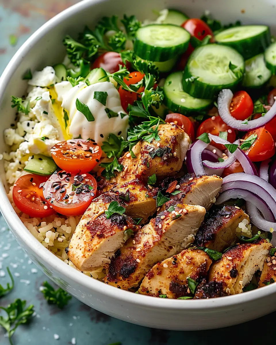 Mediterranean Chicken Bowl: Easy and Flavorful Weeknight Meal