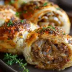Savory French Onion Sausage Rolls