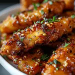 Air Fryer Honey Butter Garlic Chicken Tenders