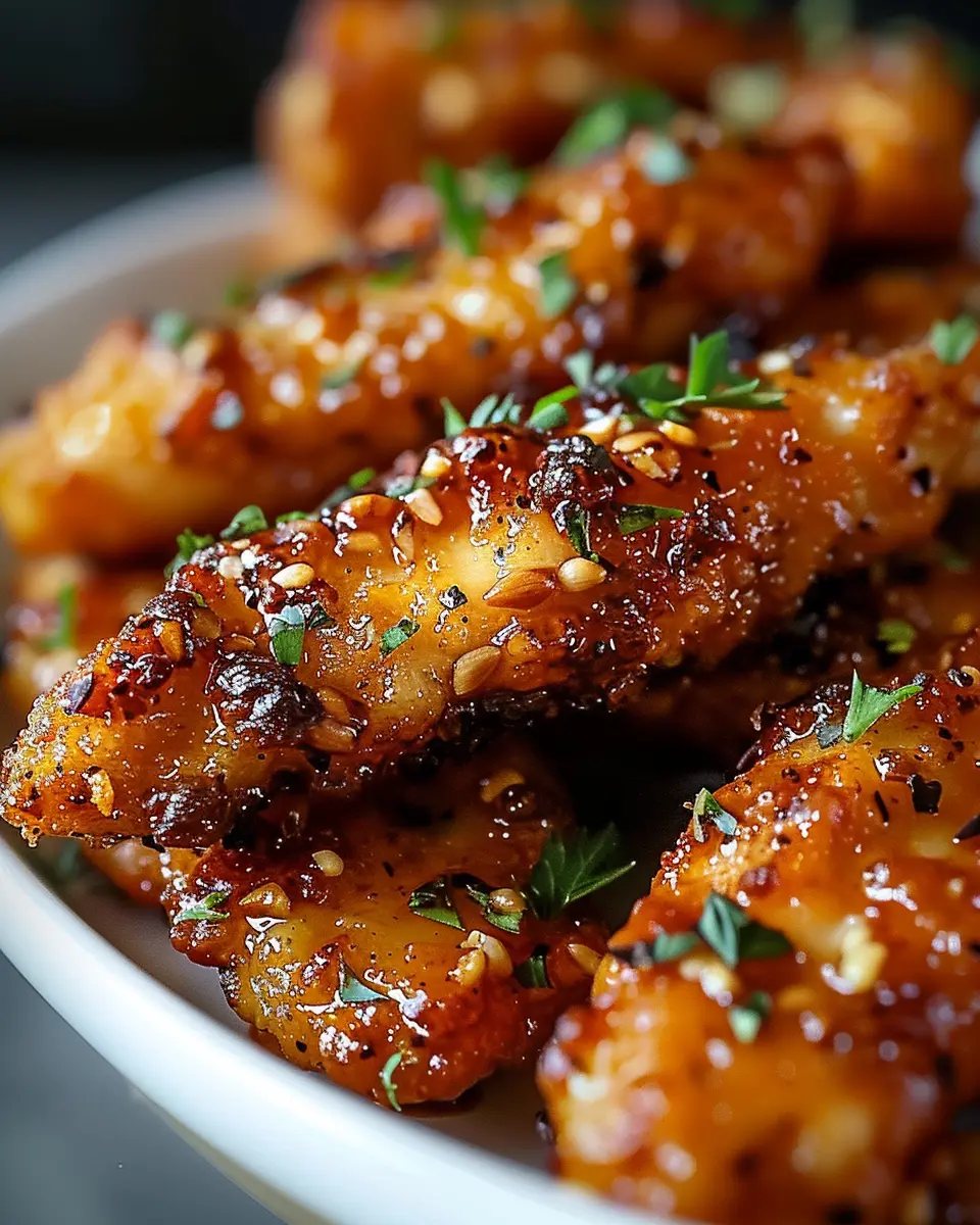 Air Fryer Honey Butter Garlic Chicken Tenders: Juicy and Easy Delight